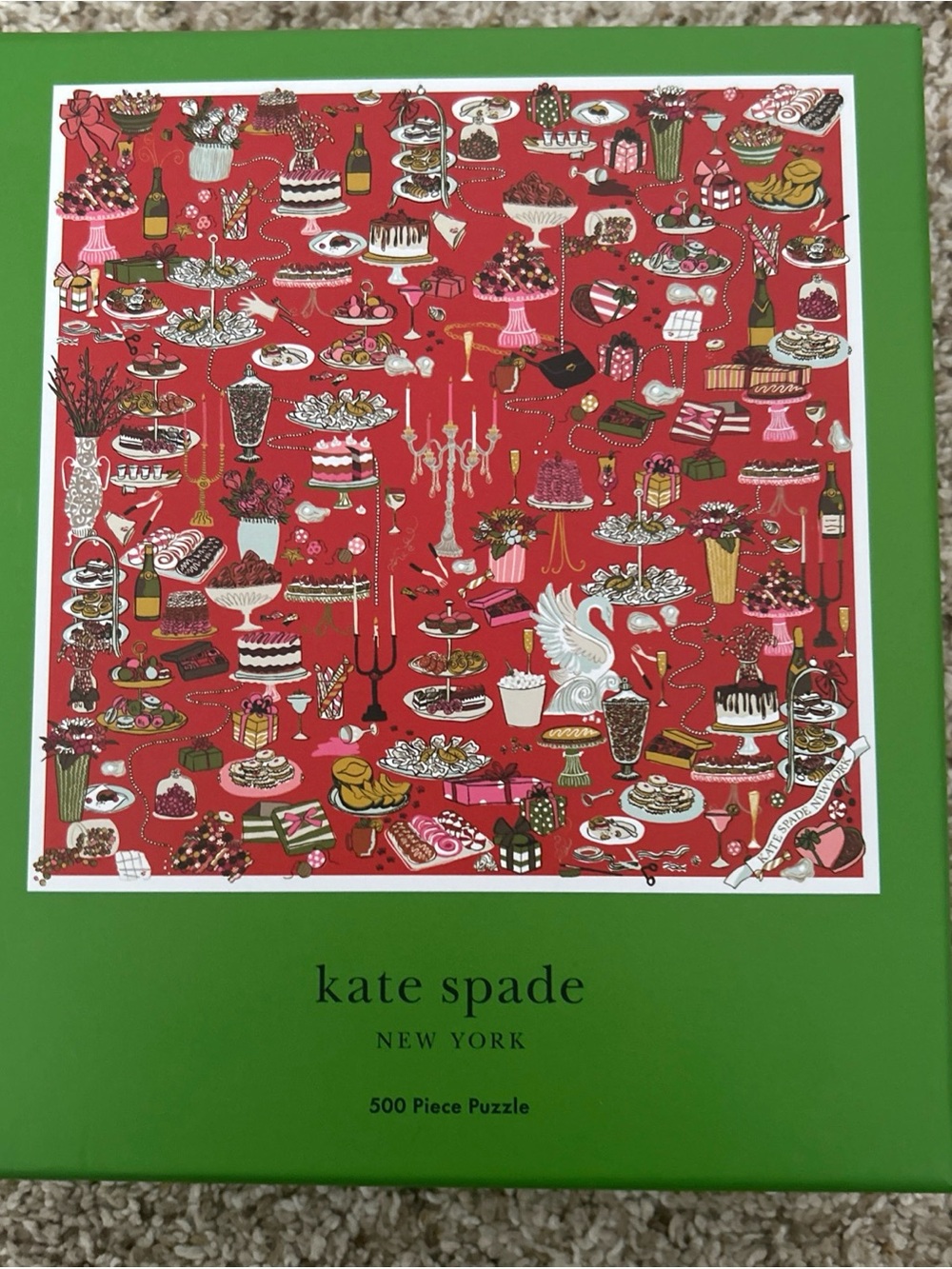 kate spade Red Holiday Party Puzzle